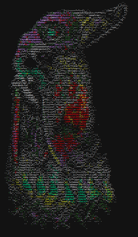 easy scalable ascii art shapes